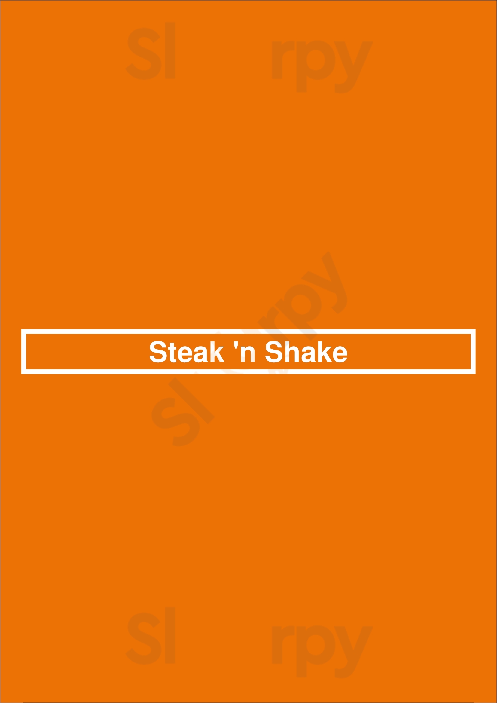 Main Menu - Steak 'n Shake