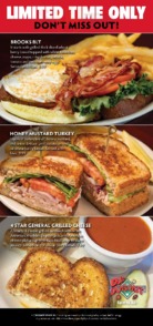 Dj's Dugout menu