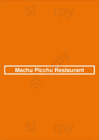 Machu Picchu Restaurant menu