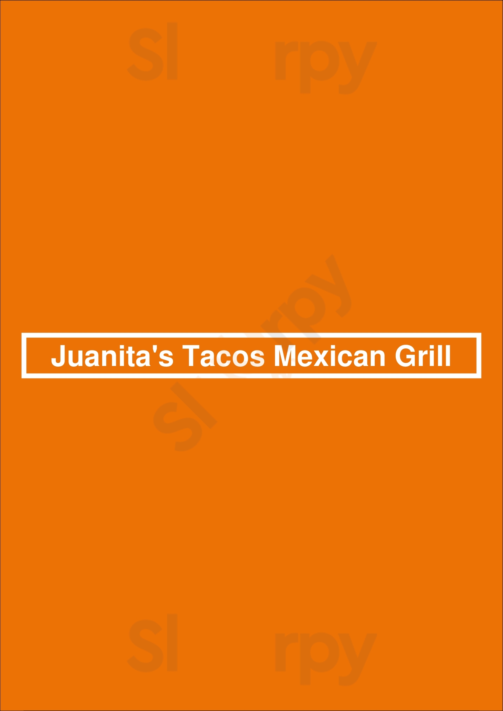 Main Menu - Juanita Mexican Restaurant
