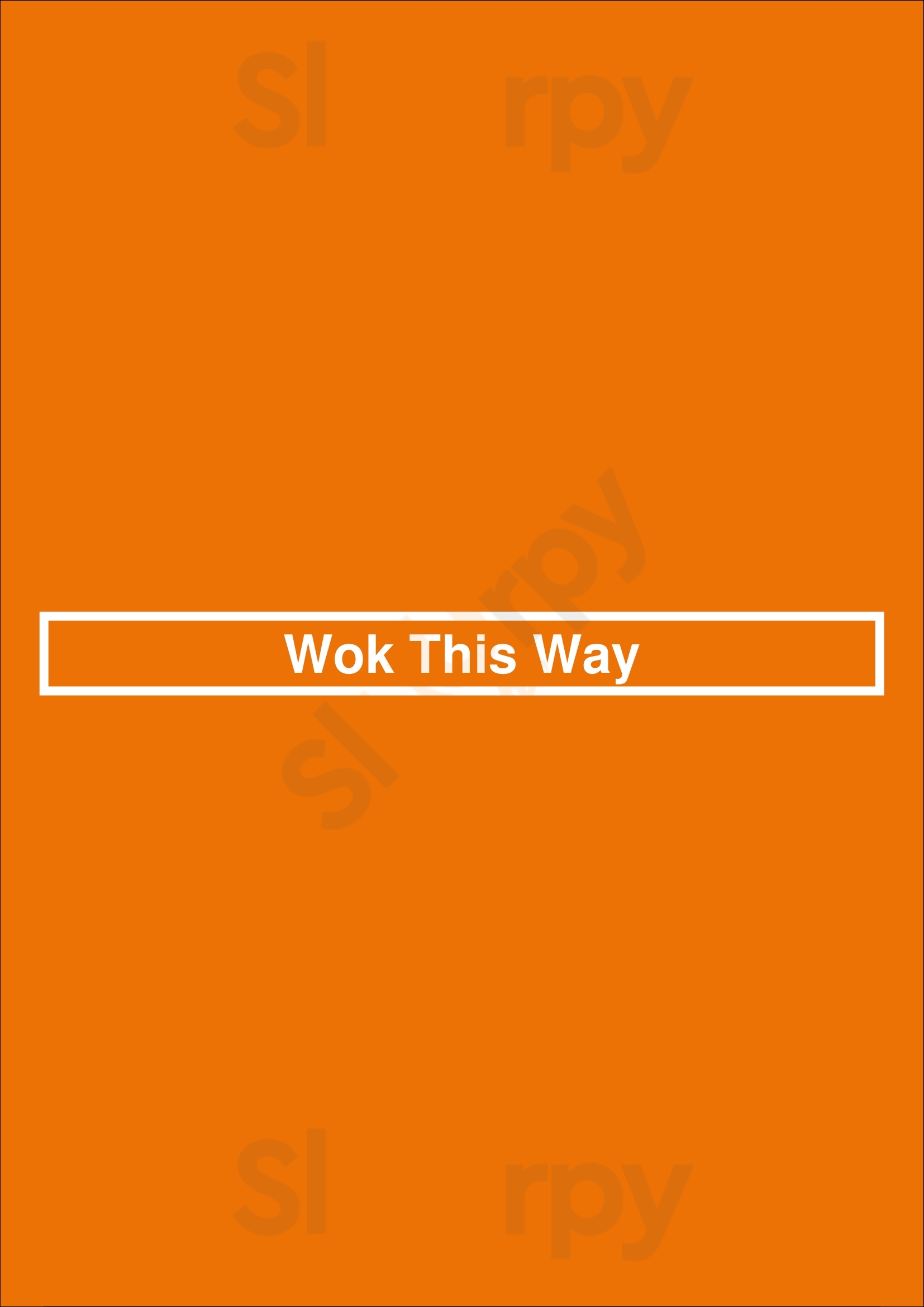 Main Menu - Wok This Way