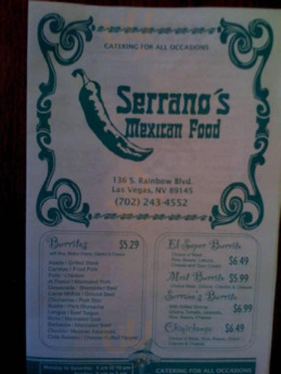 Serranos Mexican Food