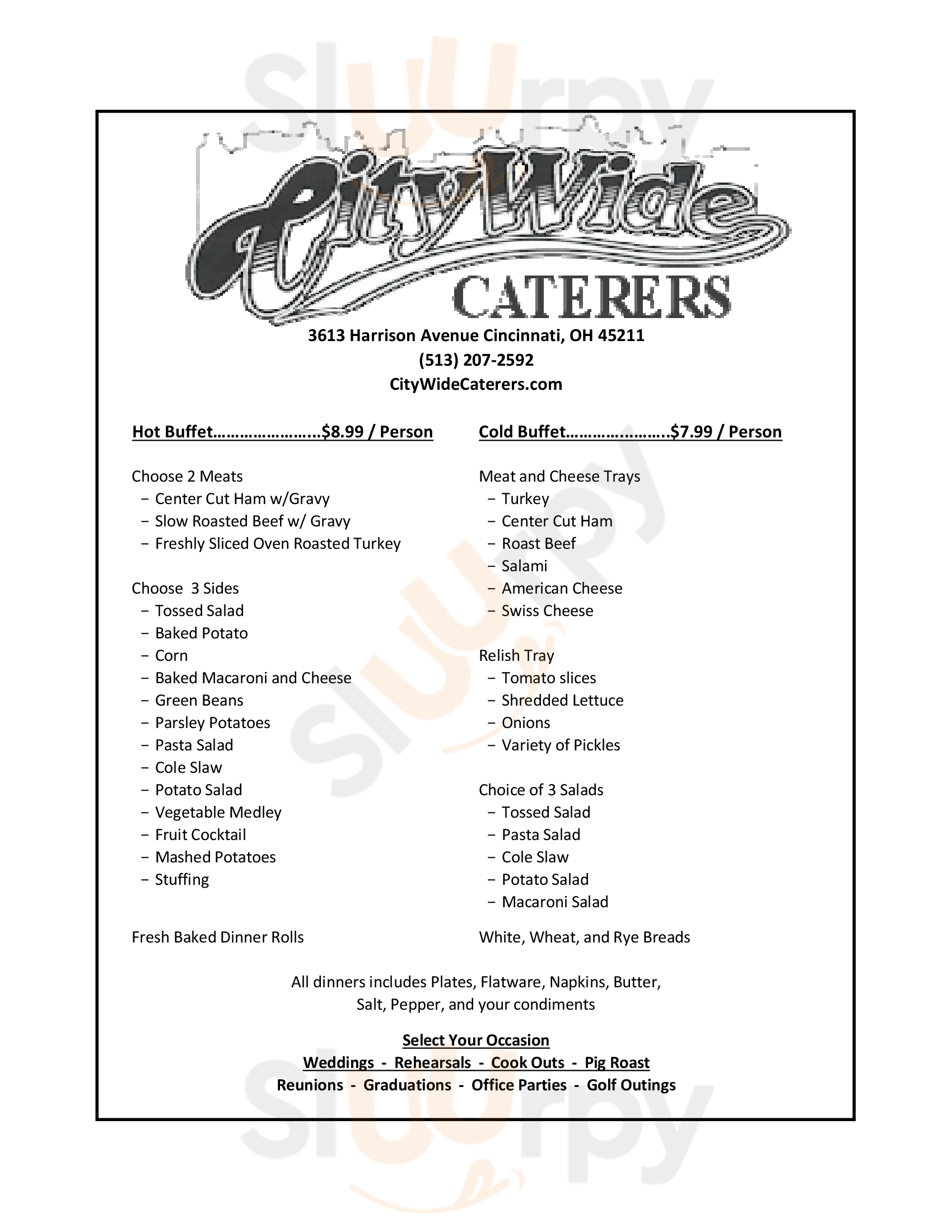 Main Menu - Game Time Sports Bar & Grill