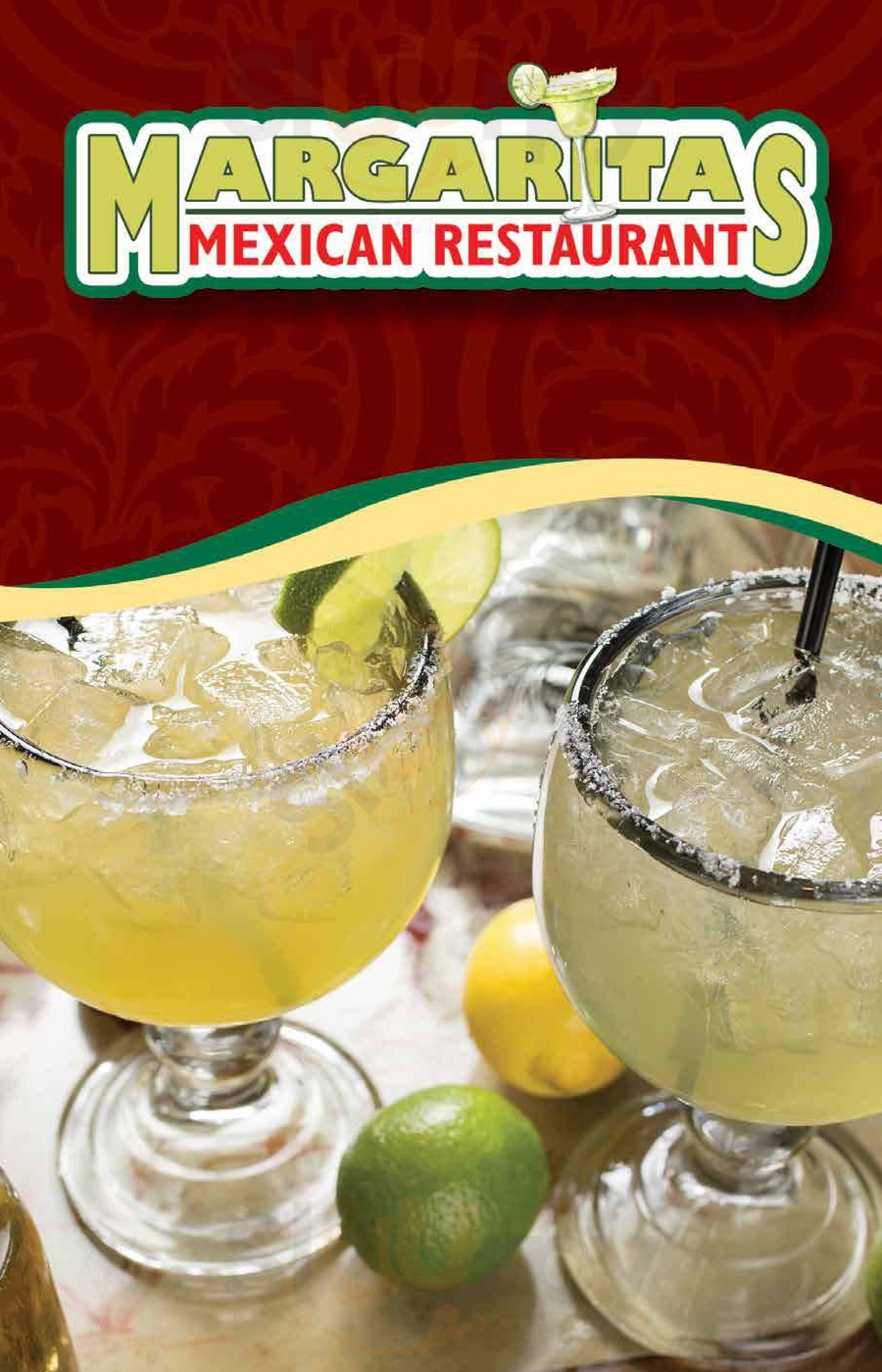 Main Menu - Margaritas