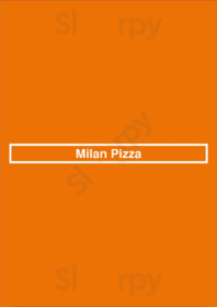 Milan Pizza menu