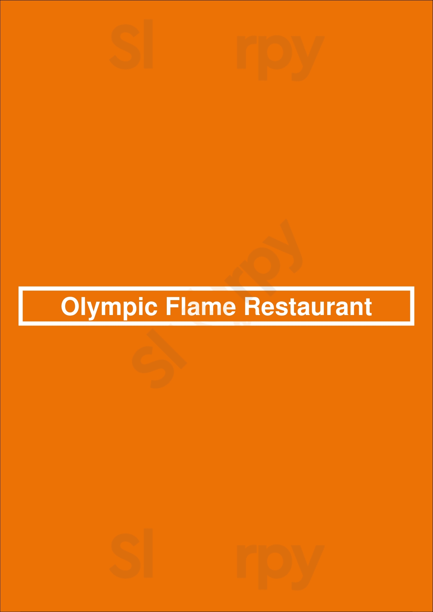 Main Menu - Olympic Flame Restaurant
