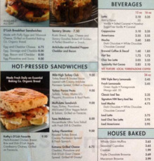 Dish D'lish menu