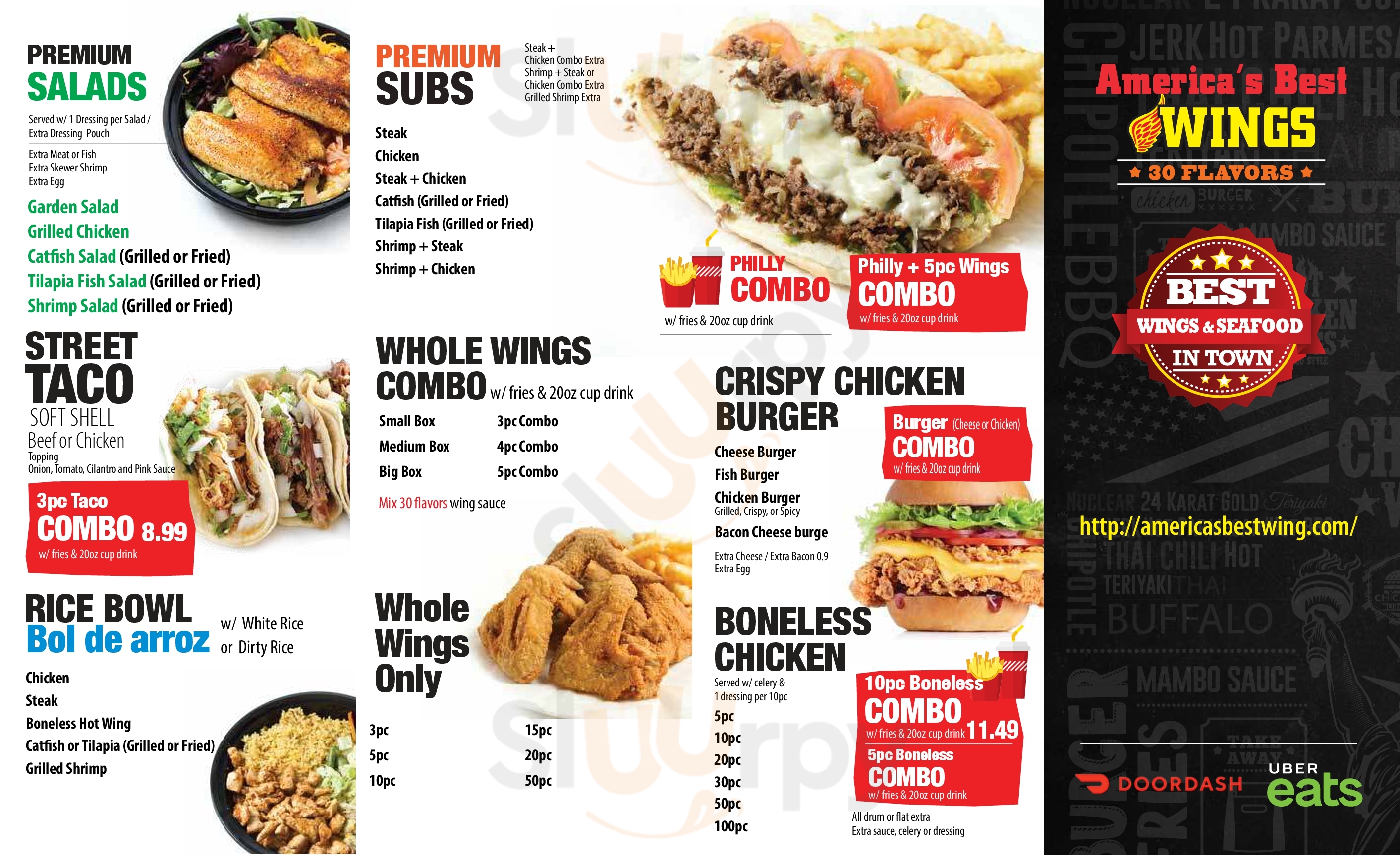 Main Menu - J & J America's Best Wings