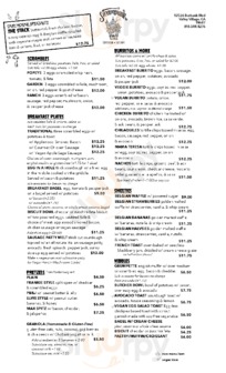 Steampunk Coffeebar & Kitchen menu