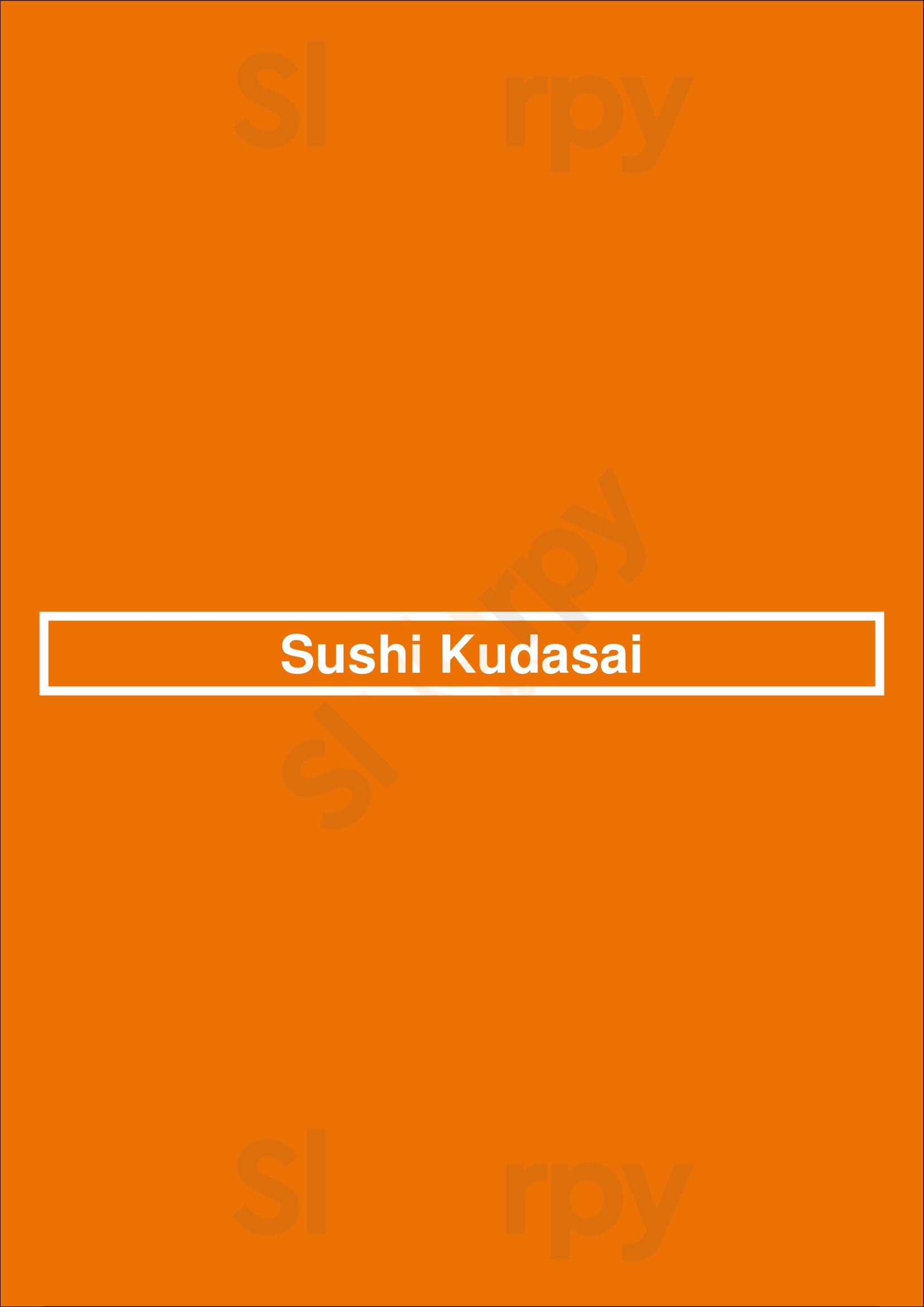 Sushi Kudasai Seattle Menu - 1