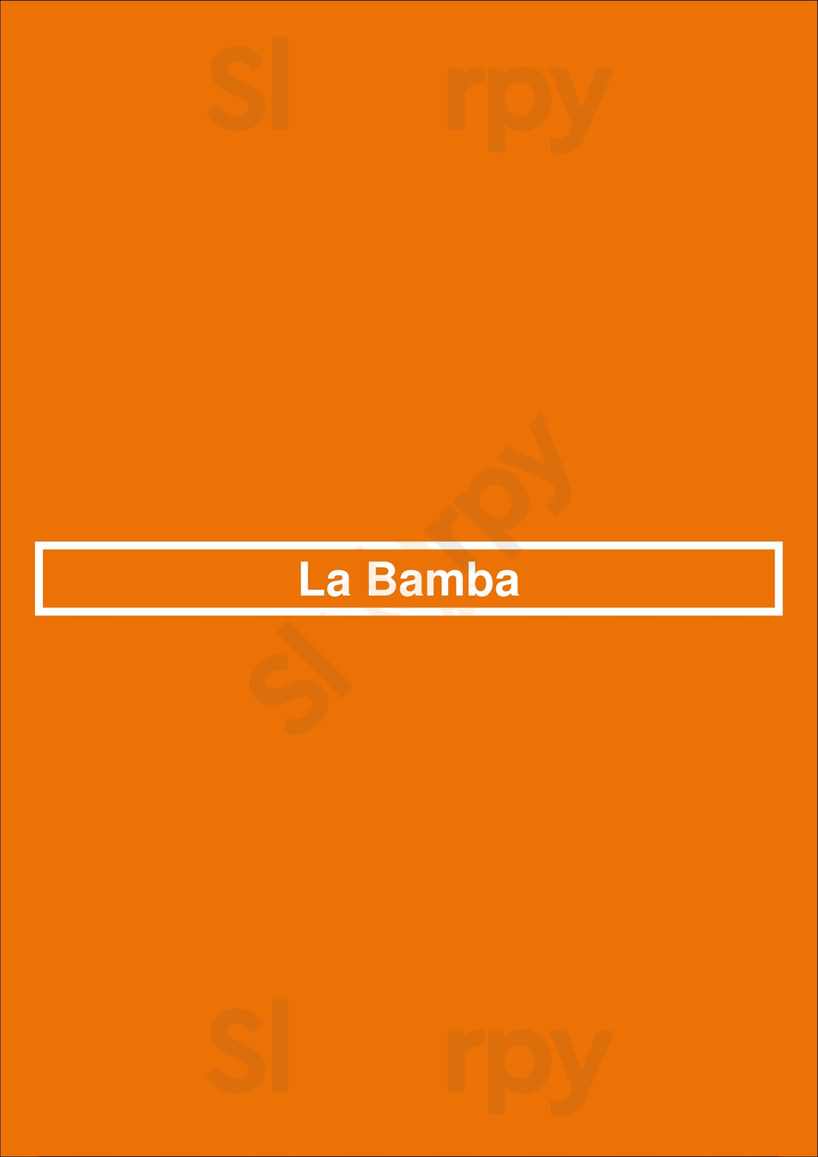 Main Menu - La Bamba