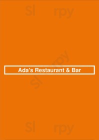 Ada's Restaurant & Bar menu