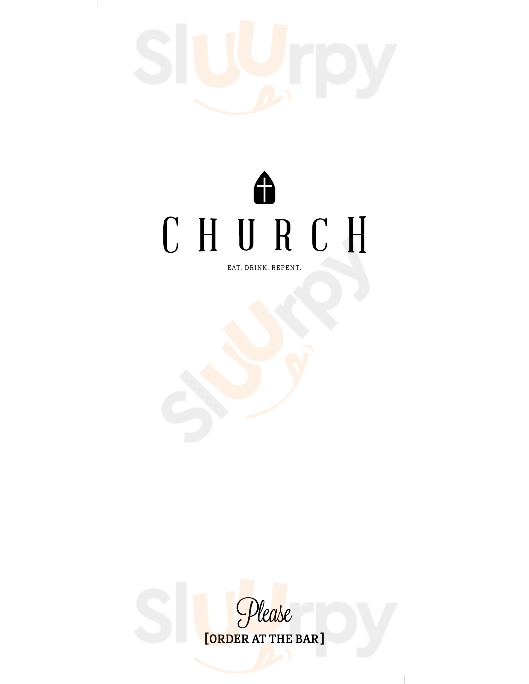 Church Portland Menu - 1