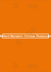 Ballard Mandarin Chinese Restaurant menu
