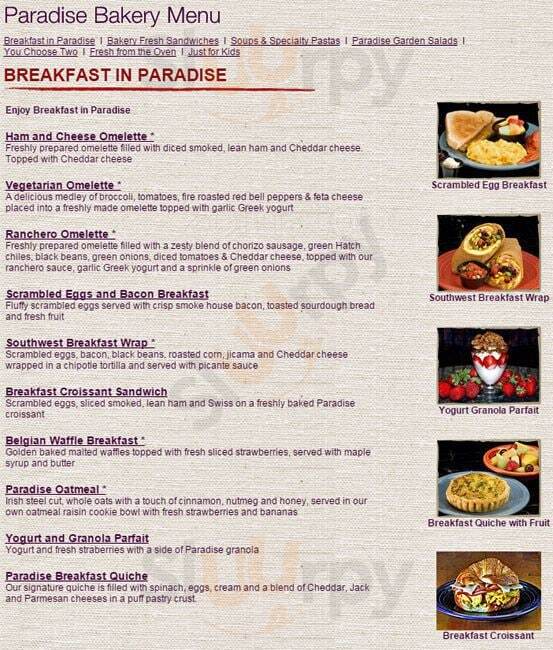 All - Paradise Bakery & Cafe