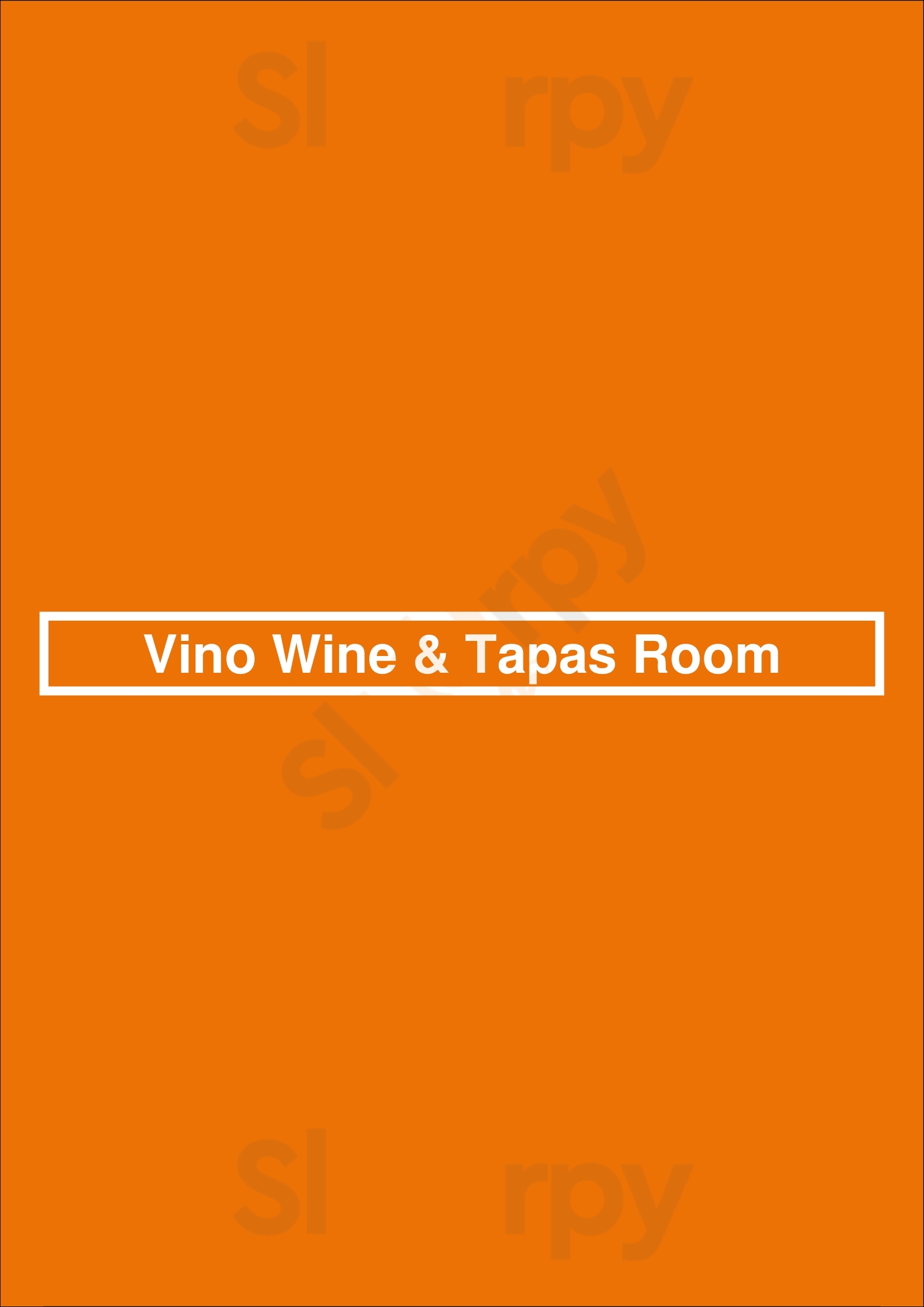 Vino Wine & Tapas Room Los Angeles Menu - 1