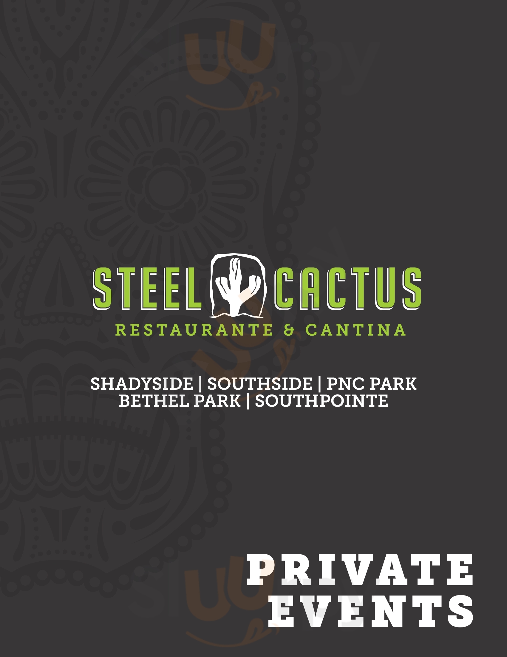 Steel Cactus Pittsburgh Menu - 1