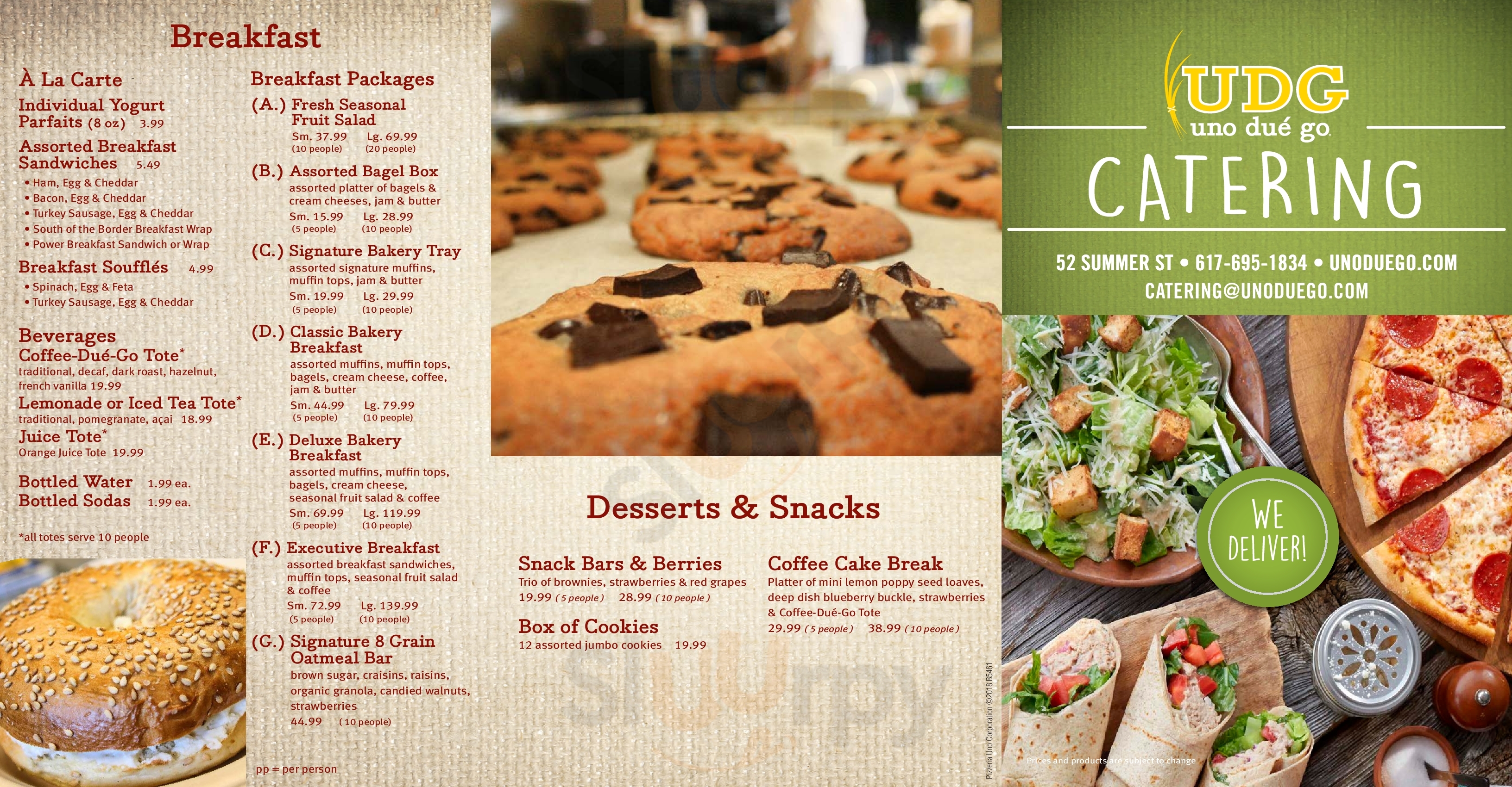 Uno Due Go Dallas Menu - 1