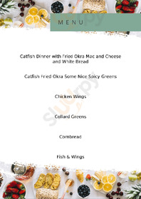 Lutfi's Fried Fish menu