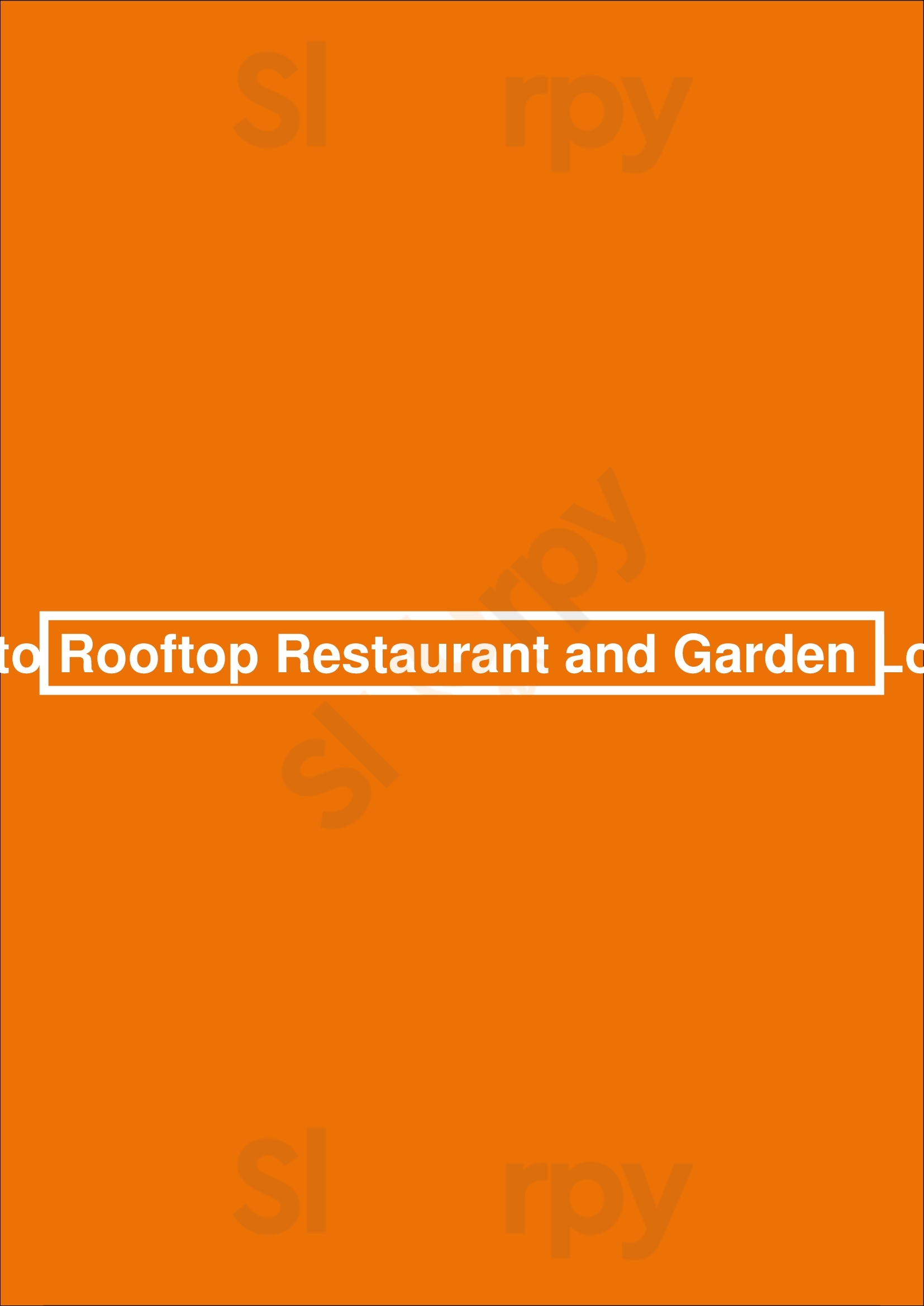 Main Menu - Kimoto Rooftop Restaurant And Garden Lounge