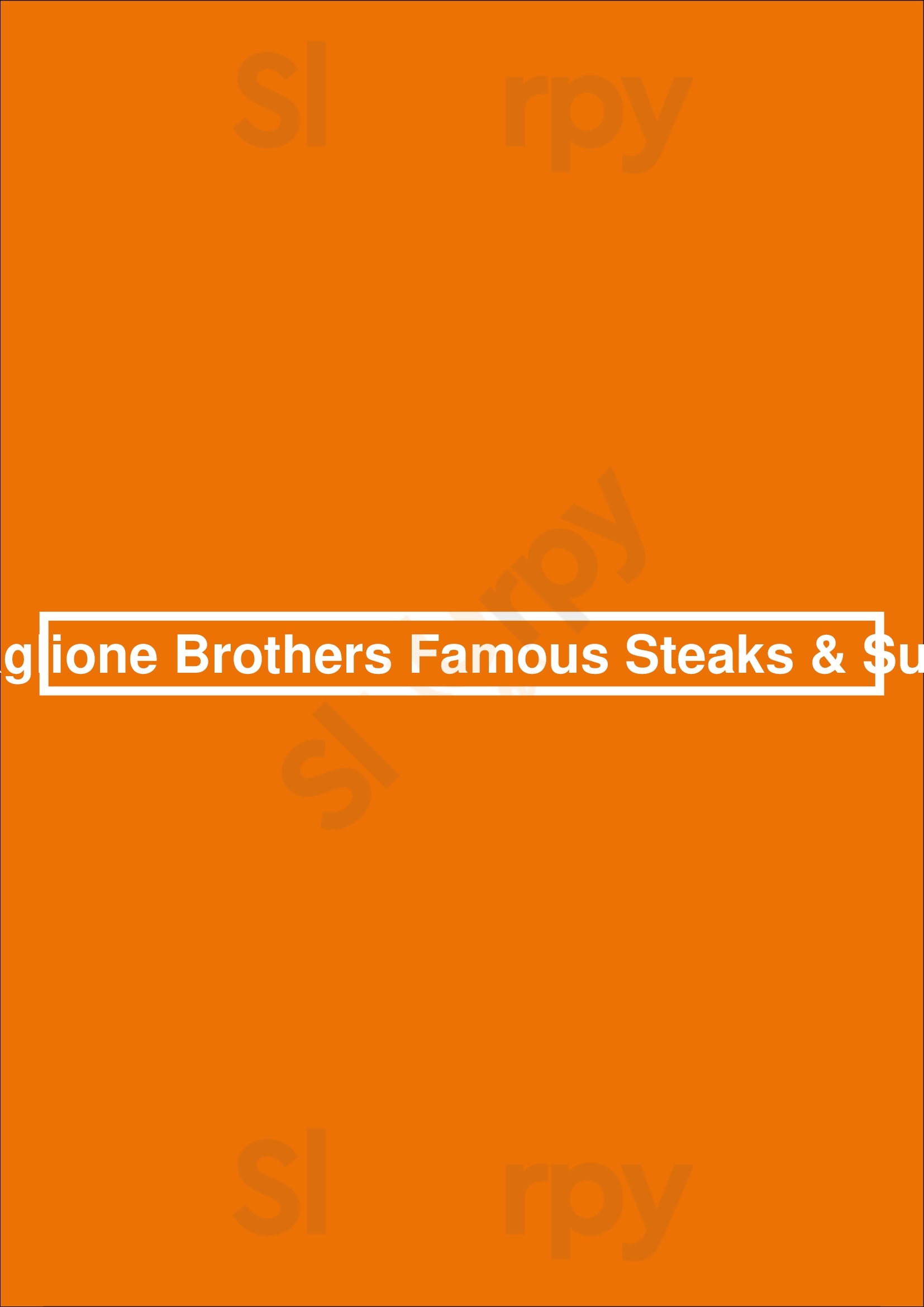 Main Menu - Gaglione Brothers Famous Steaks & Subs