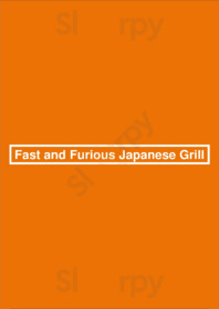 Fast And Furious Japanese Grill menu