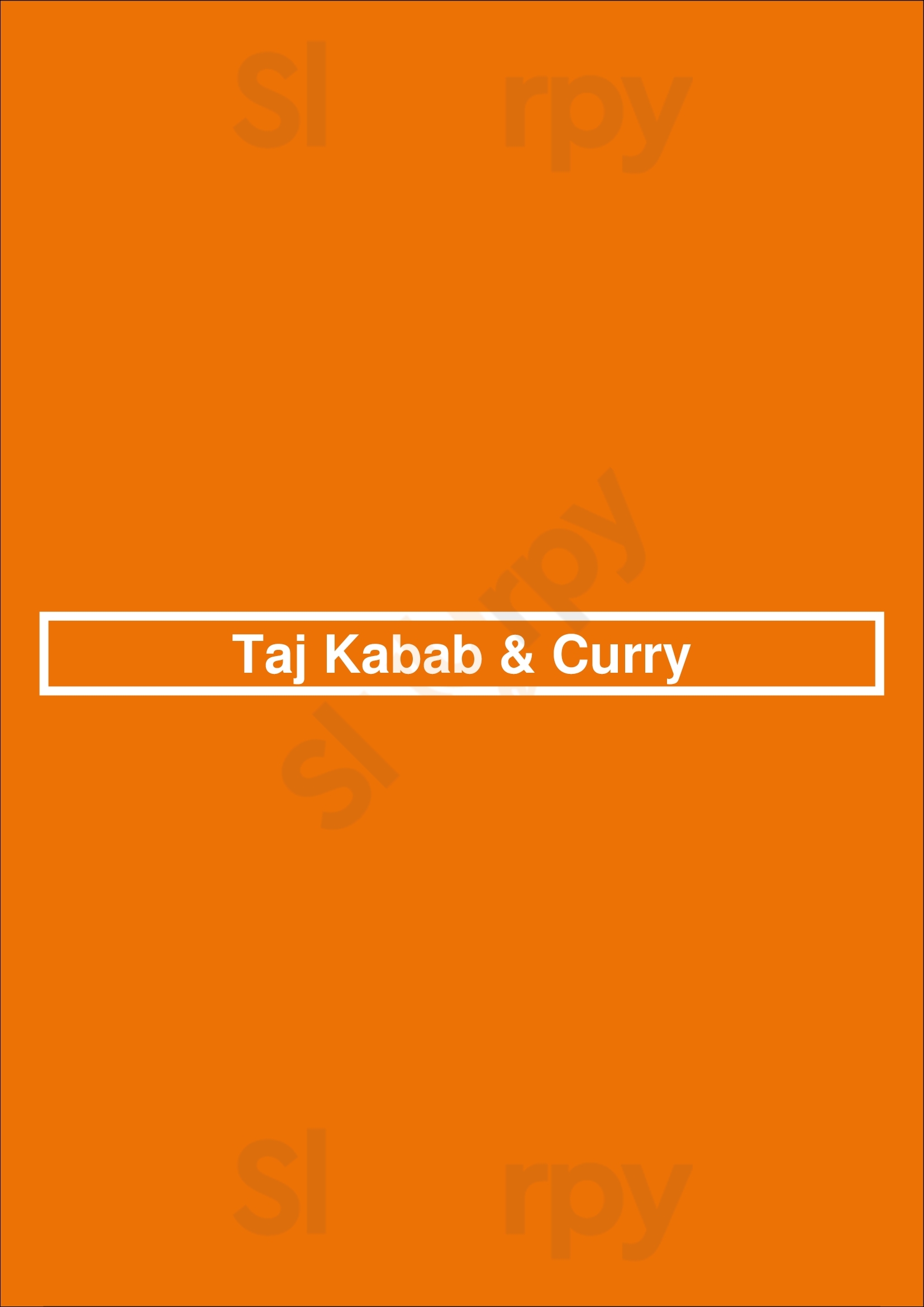 Taj Kabab King Brooklyn Menu - 1