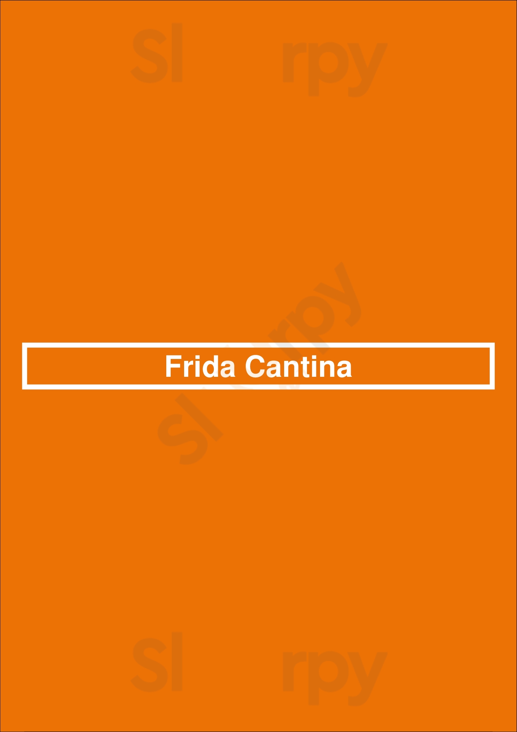 Frida Cantina Philadelphia Menu - 1