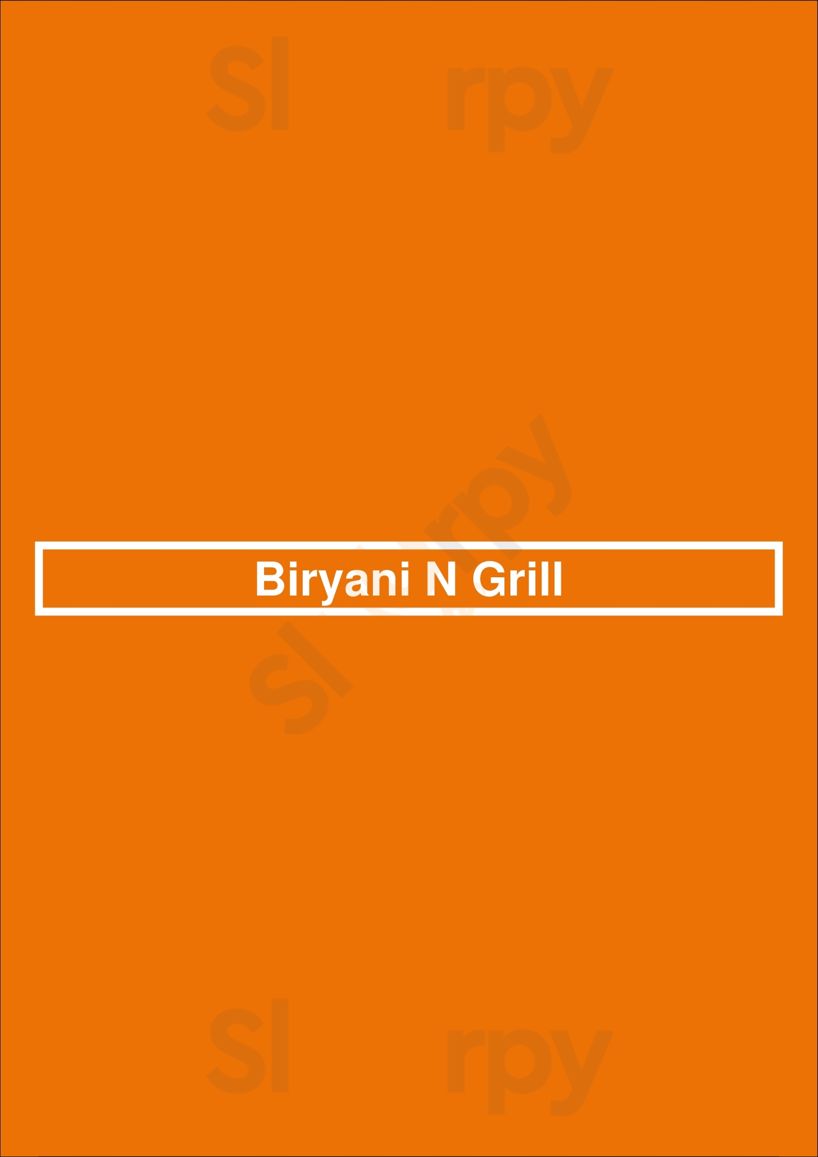Main Menu - Biryani-n-grill