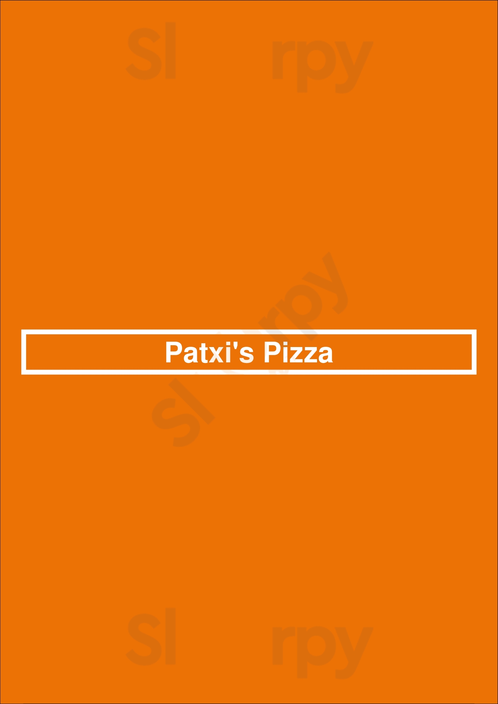 Main Menu - Patxi's Pizza