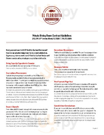El Floridita Seafood Restaurant - Coral Way menu