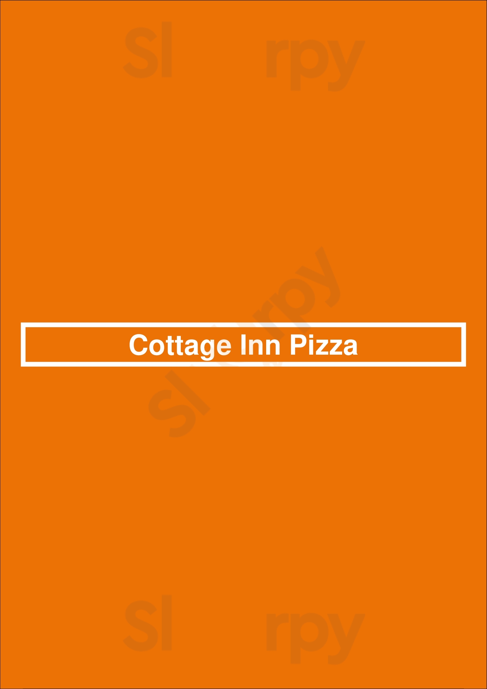 Cottage Inn Pizza Columbus Menu - 1