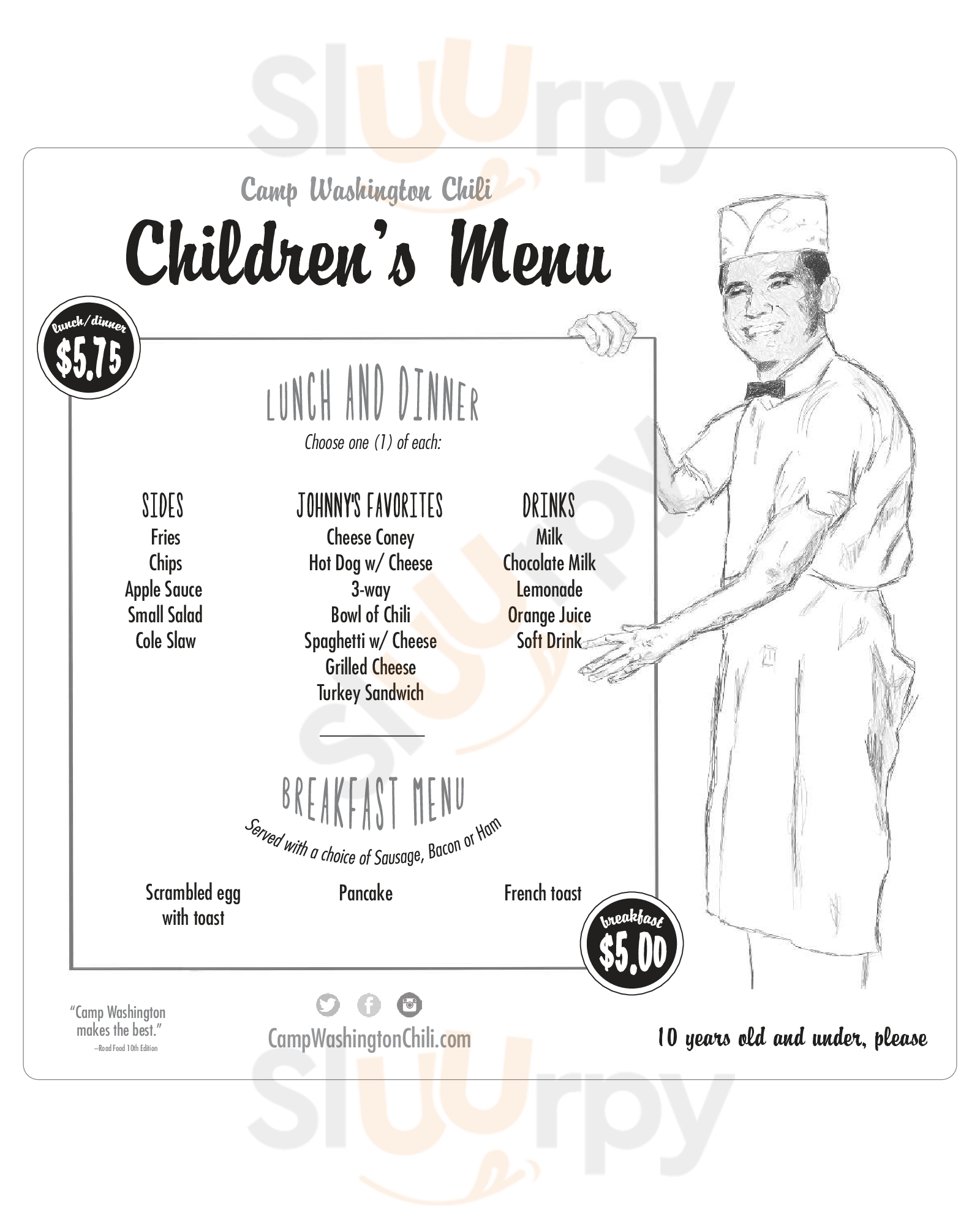 Main Menu - Camp Washington Fish & More