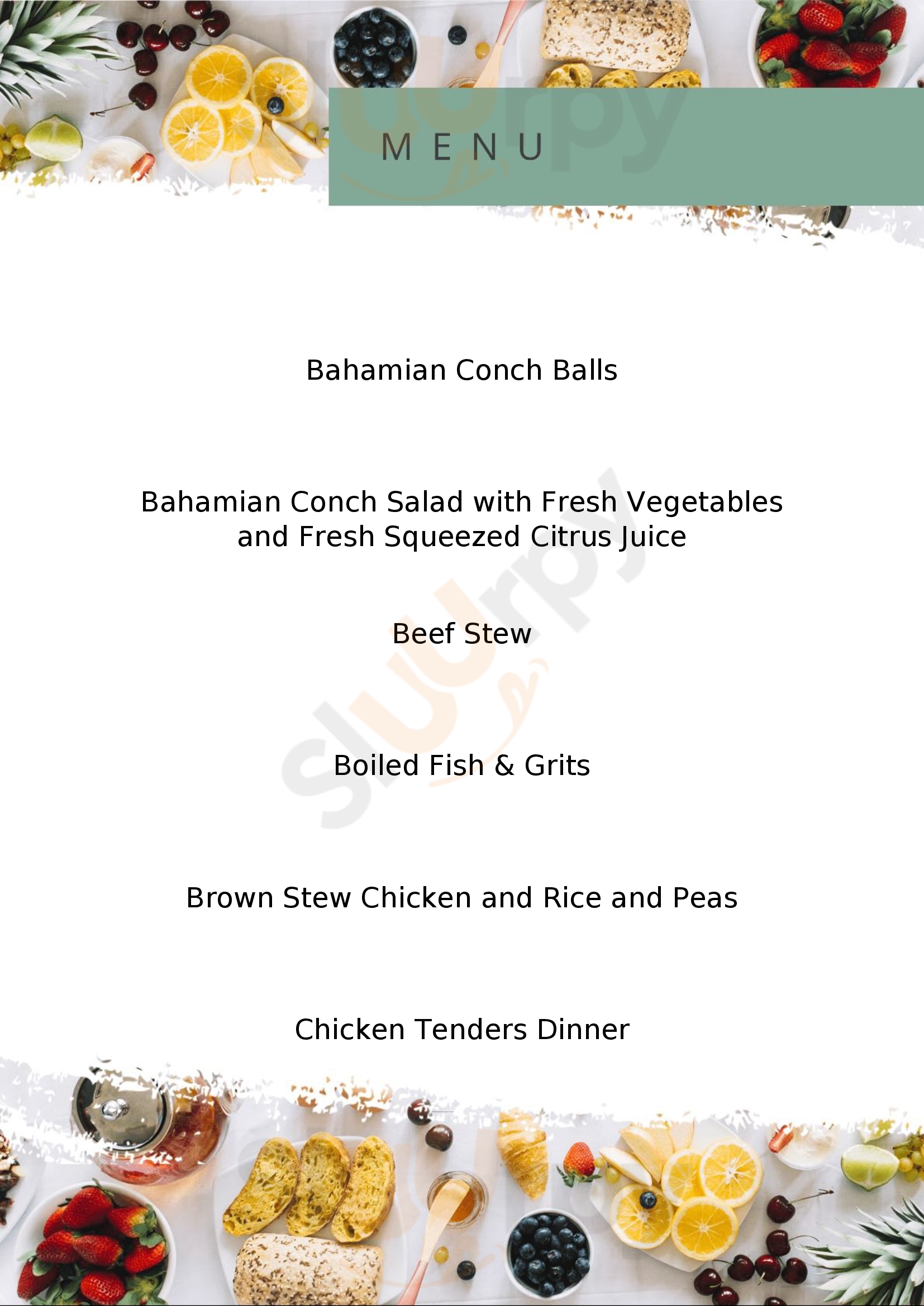 Lorna's Caribbean & American Grille Miami Menu - 1