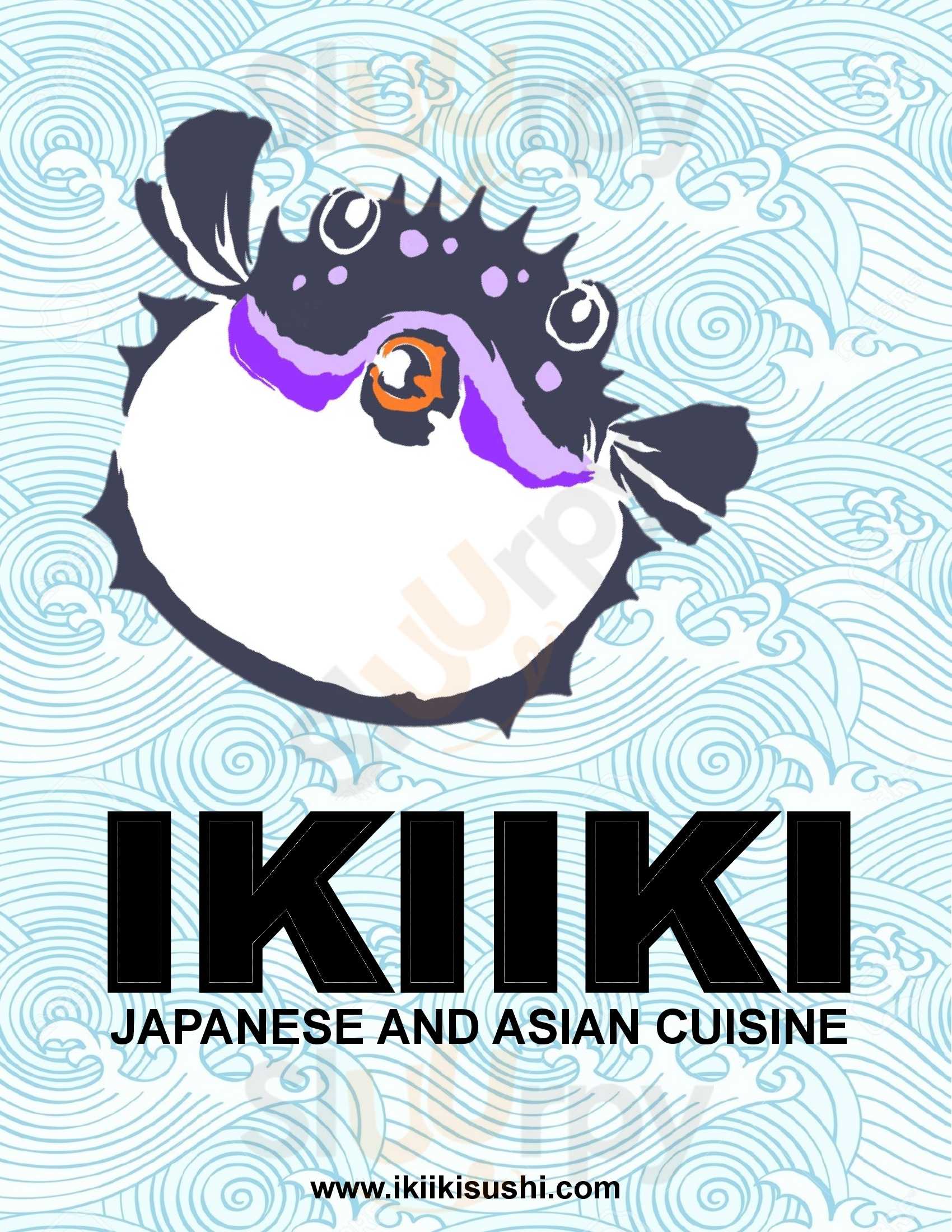 Ikiiki Sushi Bar Seattle Menu - 1