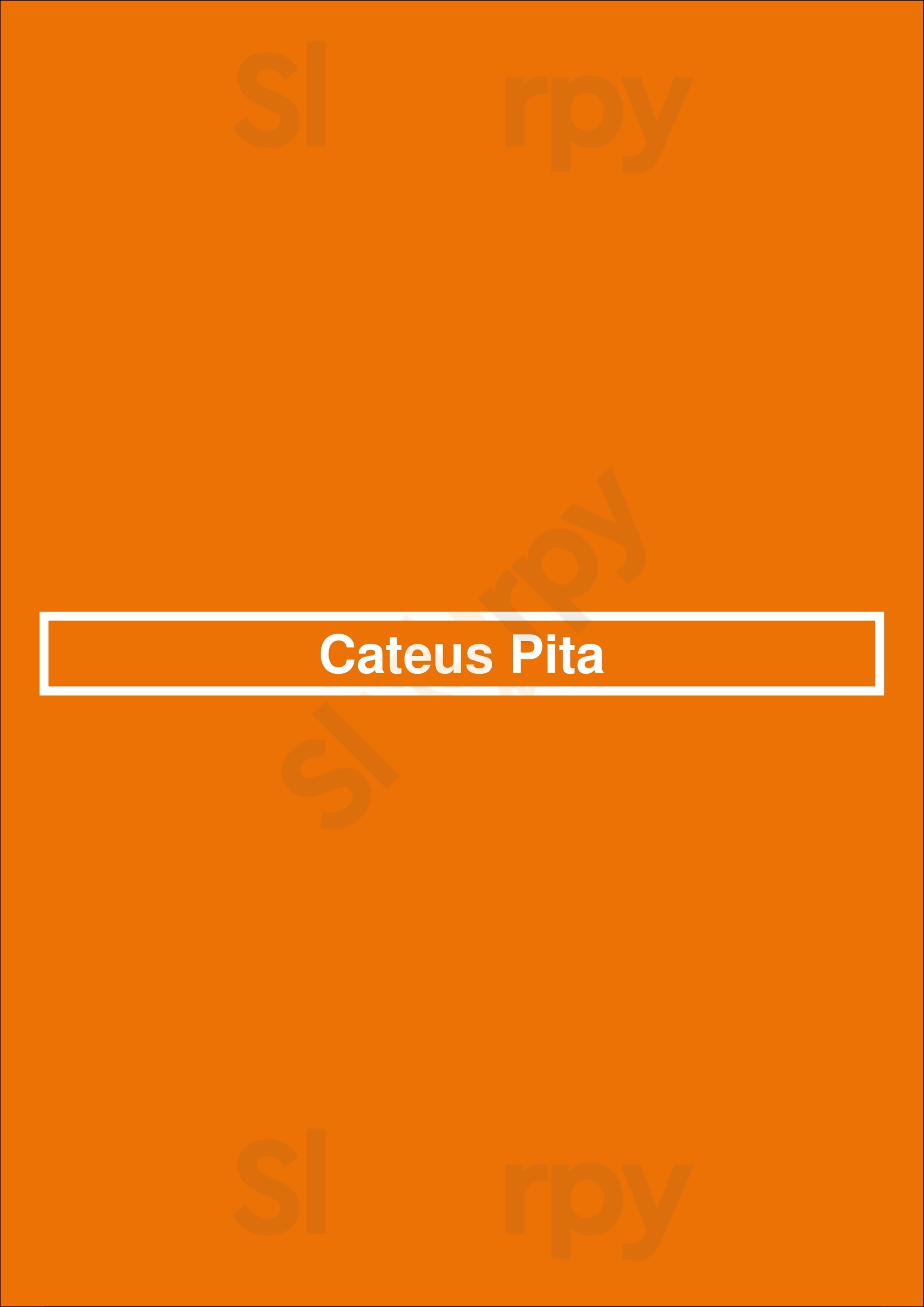 Main Menu - Cateus Pita