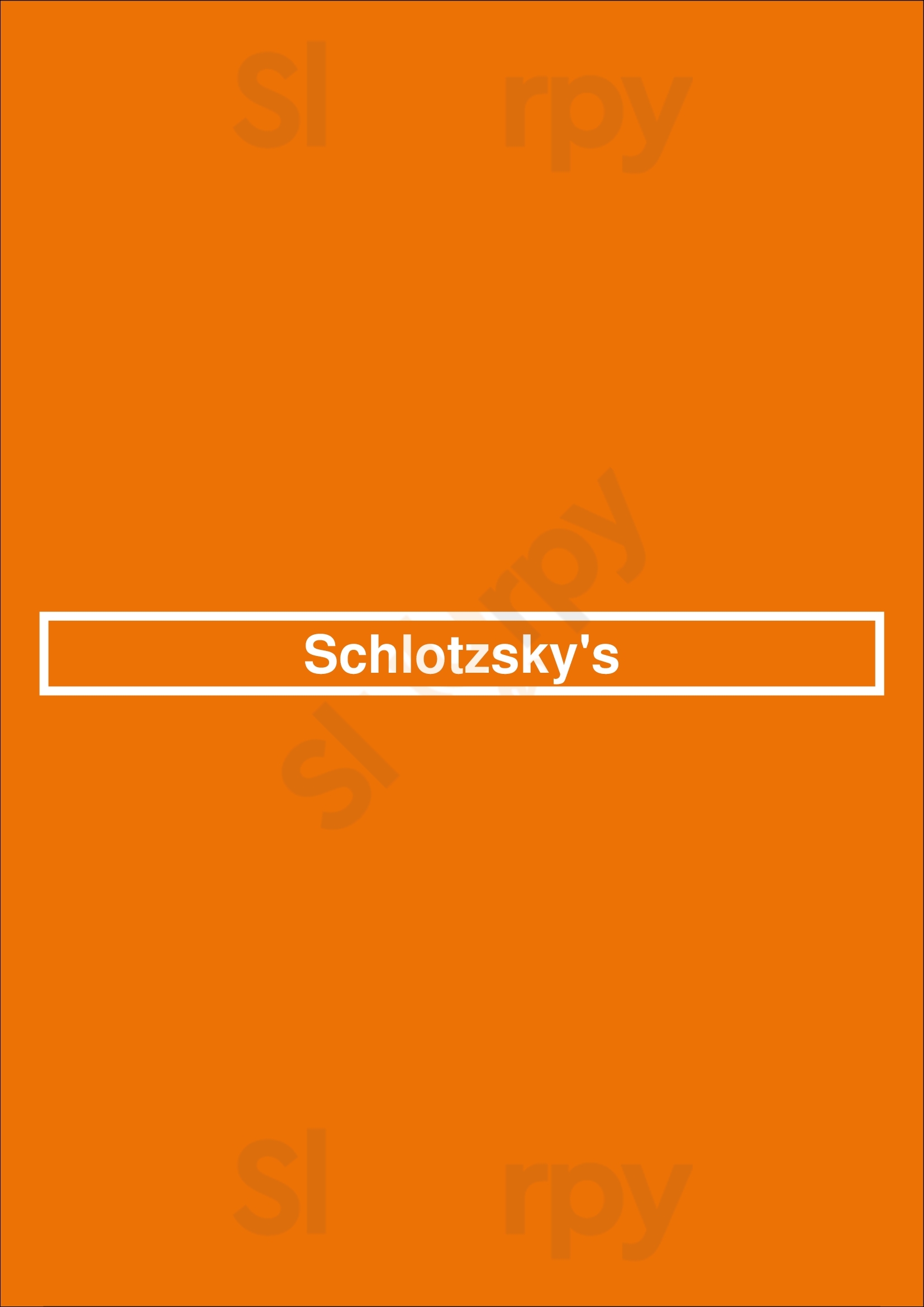 Schlotzsky's Austin Menu - 1