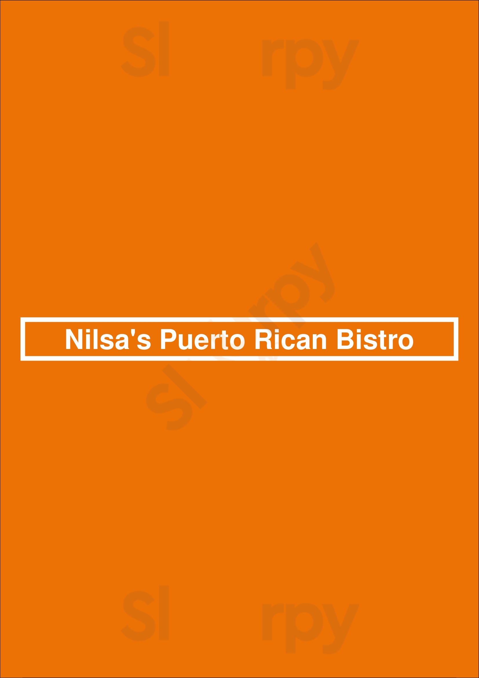 Nilsa's Puerto Rican Bistro Tampa Menu - 1