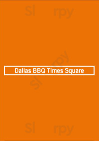 Dallas Bbq Times Square menu
