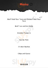 Maria Sangria's menu