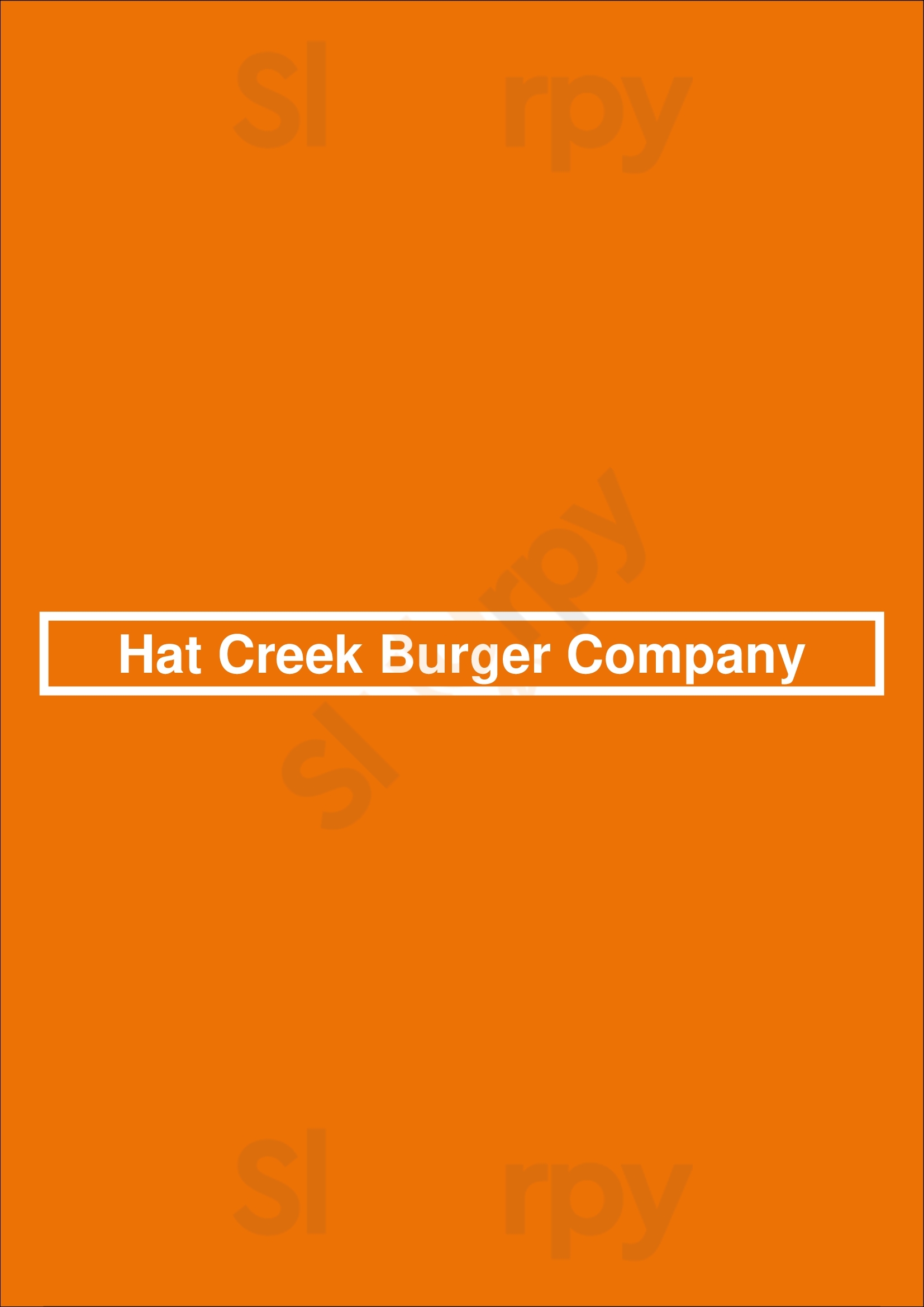 Main Menu - Hat Creek Burger Company