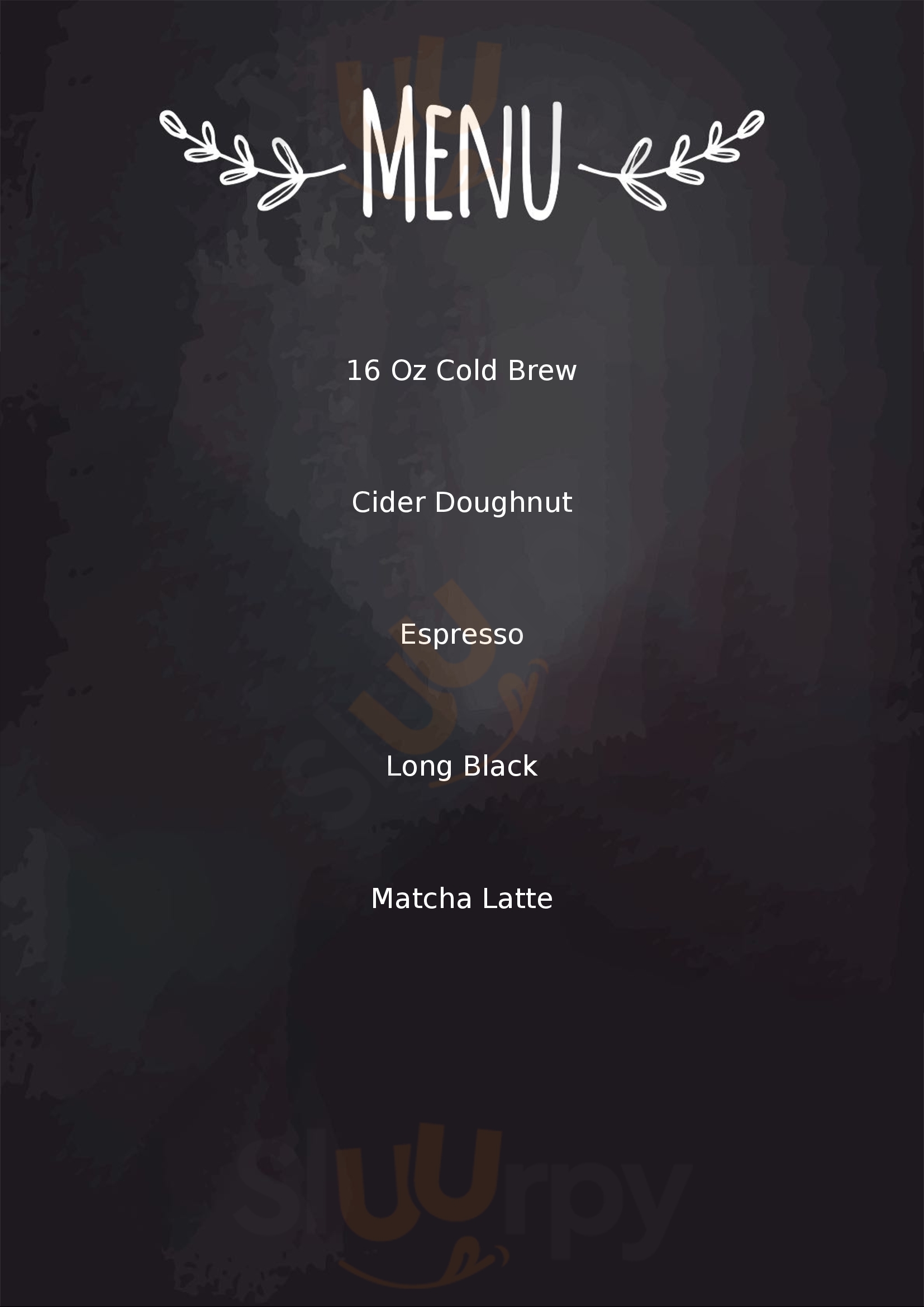 City Of Saints Coffee Roasters Brooklyn Menu - 1