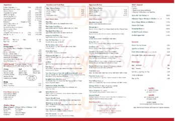 Bamboo Bistro menu