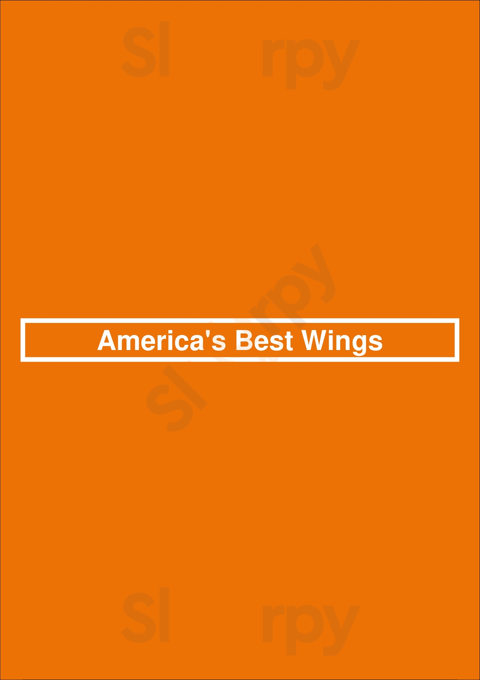 America's Best Wings Charlotte Menu - 1