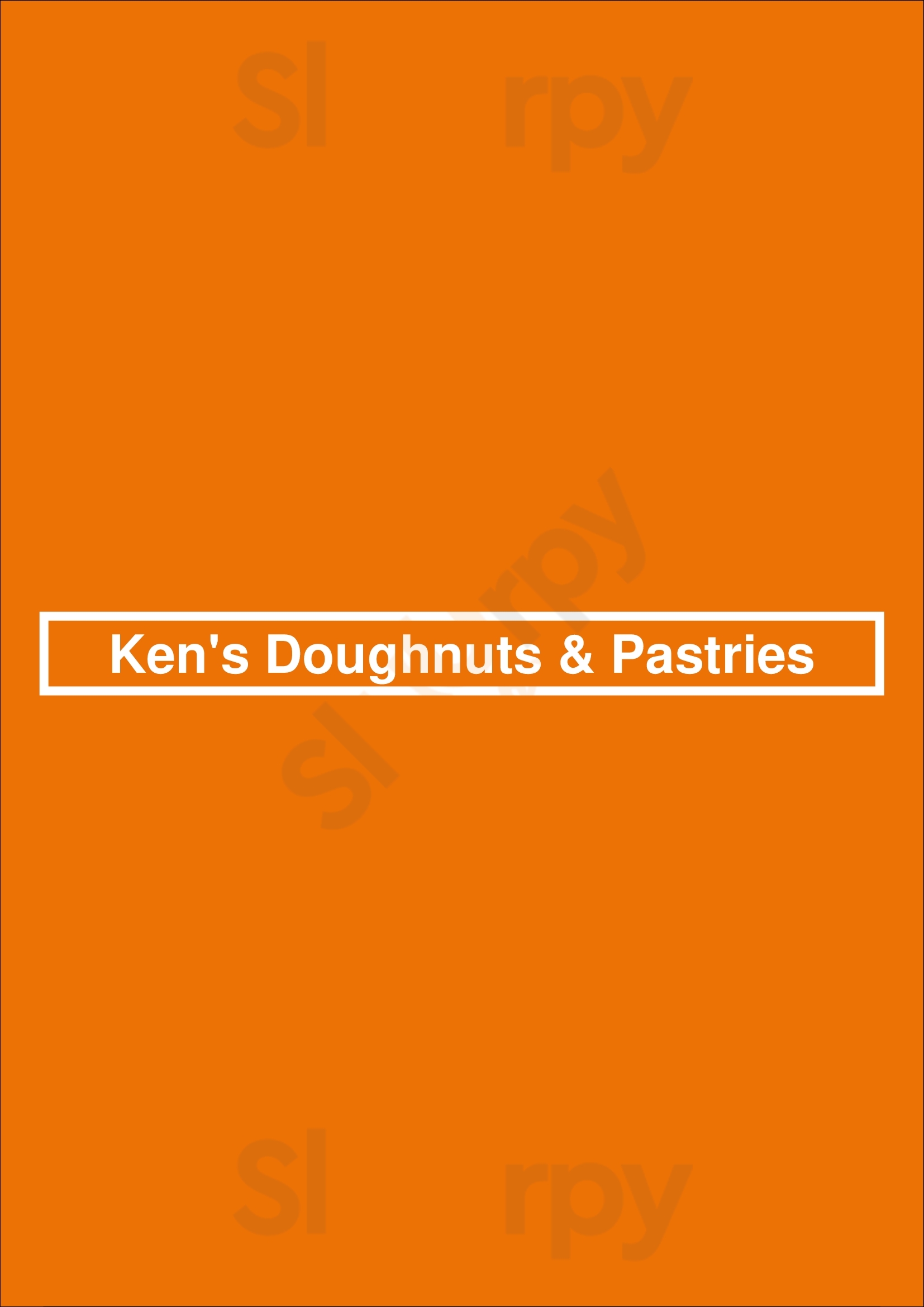 Ken's Doughnuts & Pastries Austin Menu - 1
