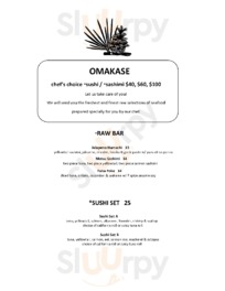 Matsu menu