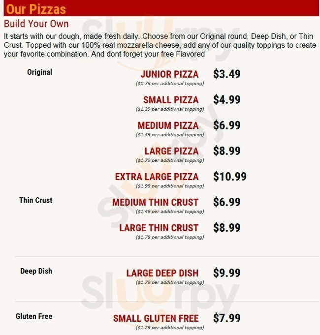 Hungry Howie's Pizza Charlotte Menu - 1