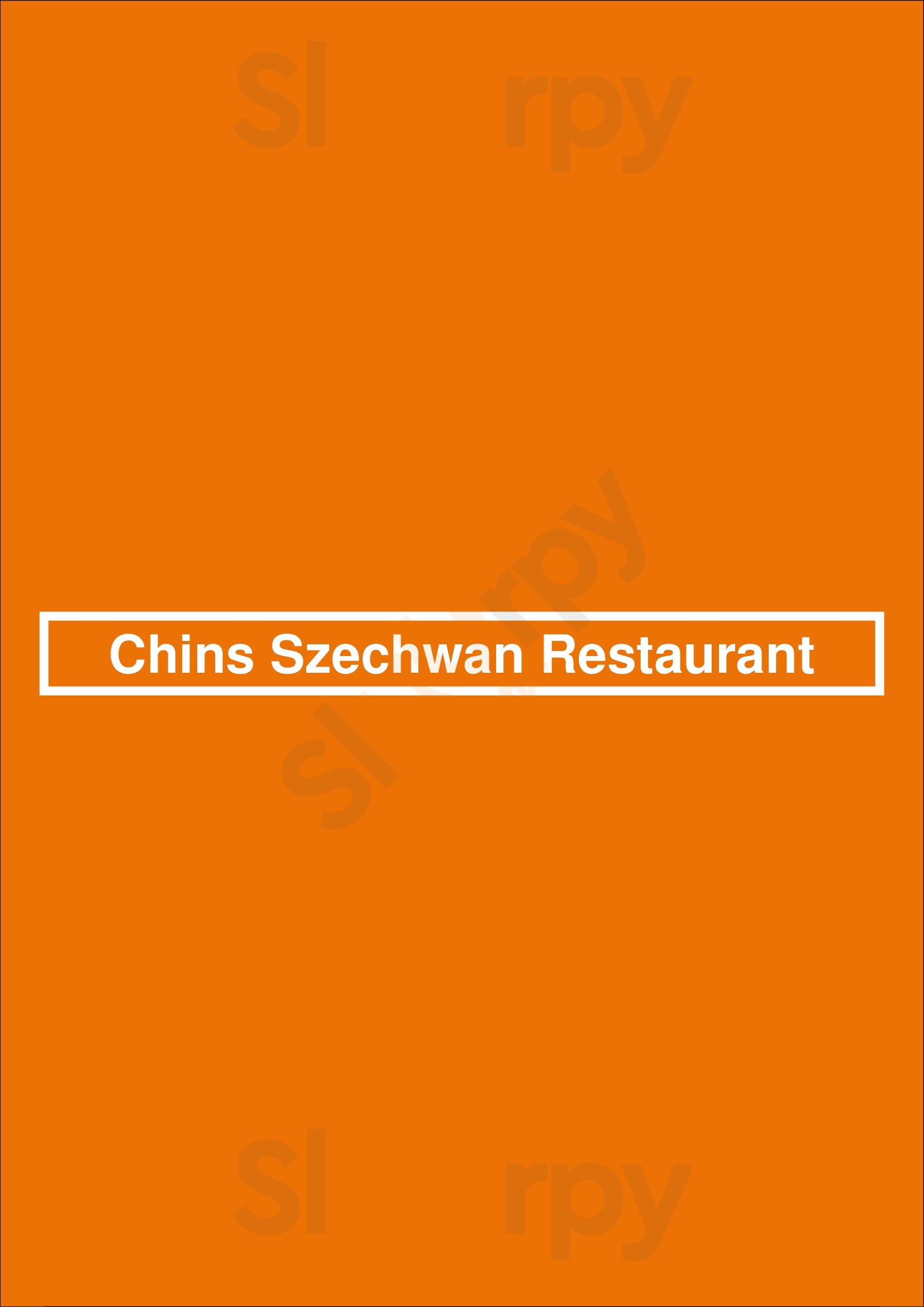 Chins Szechwan Restaurant San Diego Menu - 1