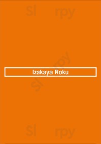 Izakaya Roku menu