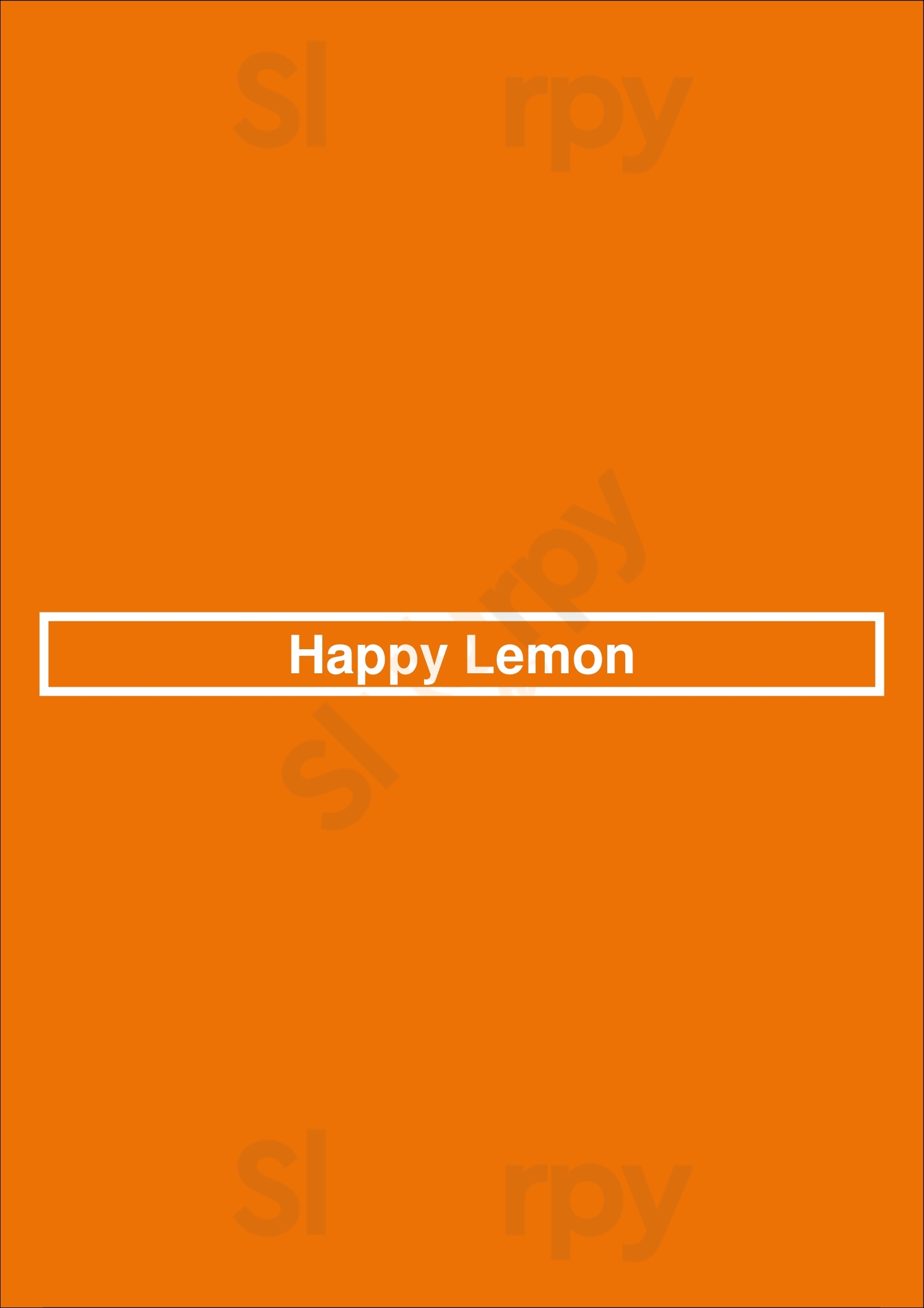 Main Menu - Happy Lemon